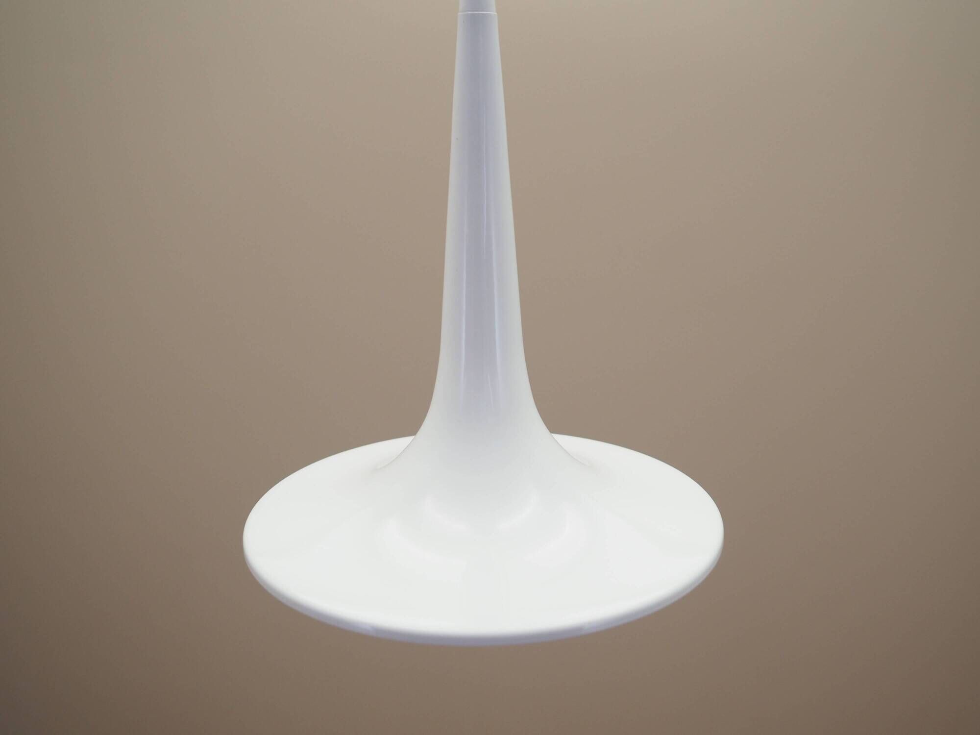 White pendant lamp, Danish design, 1970s, manufacturer: Frandsen