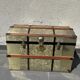Antique Brass Steamer Trunk Early 1900s