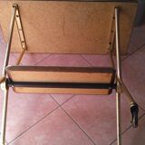 cosole serves feet X brass and chocolate