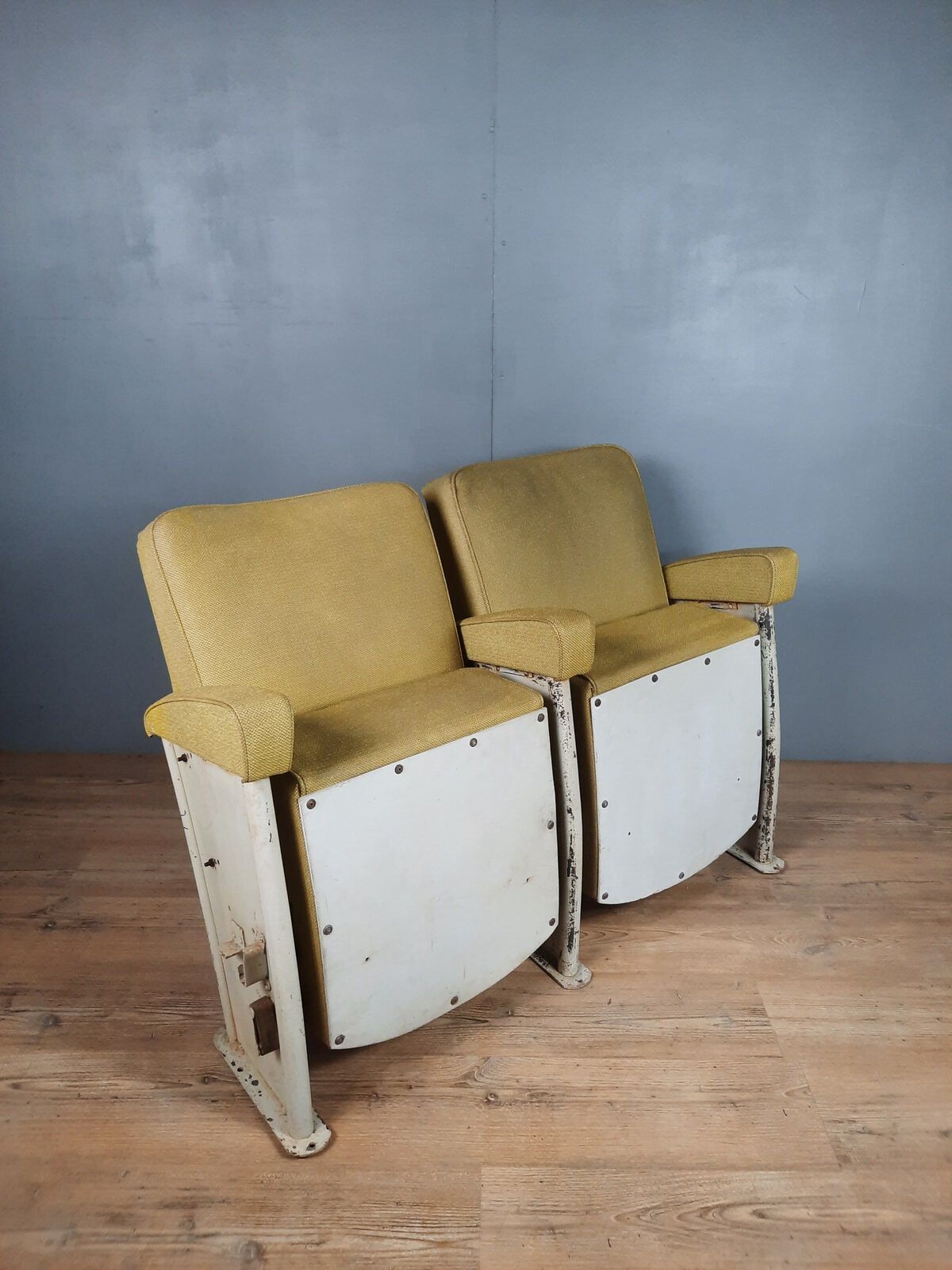 Two-seater cinema armchair from the 70s
