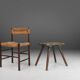 Industrial French Wooden Painters Stool, 1930s