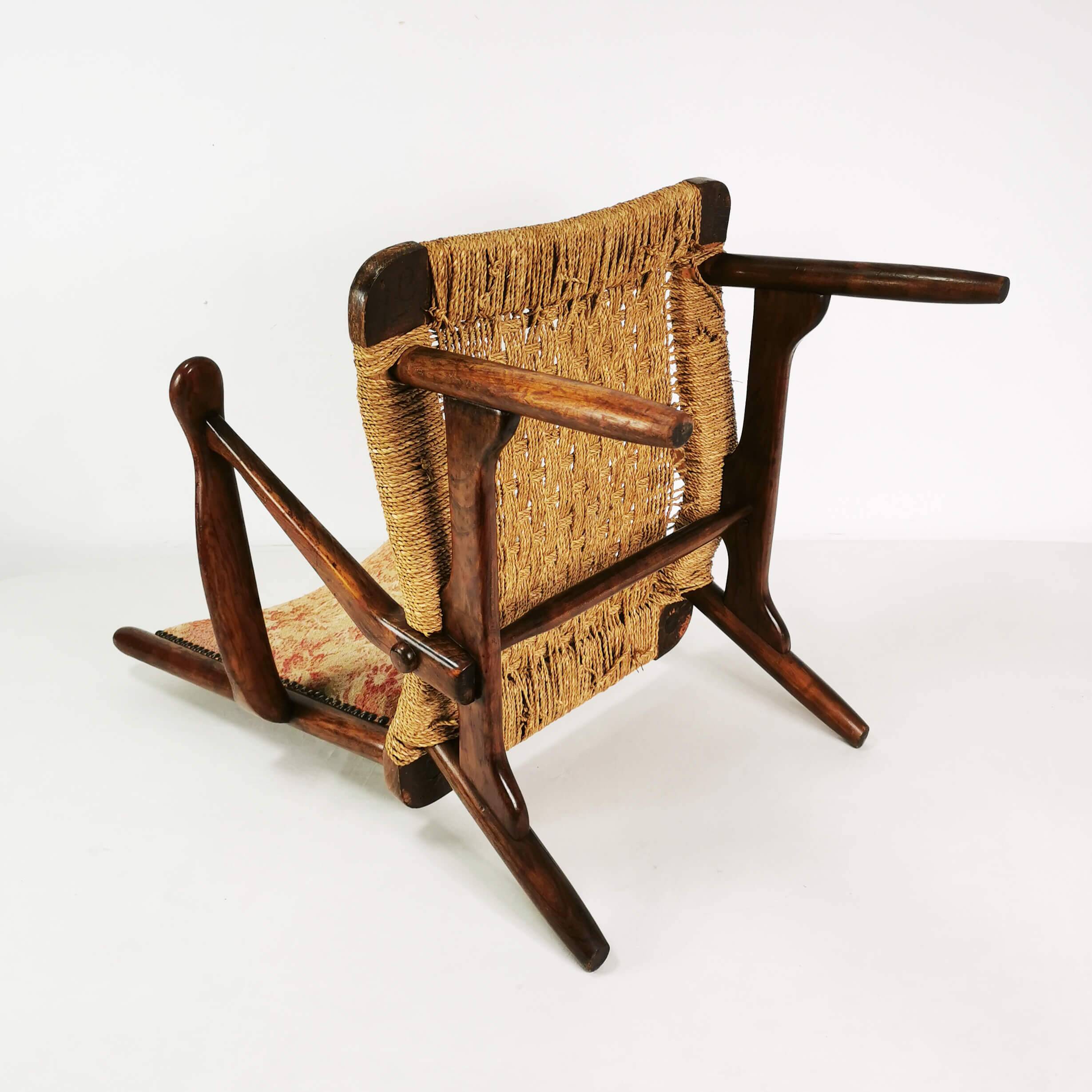 Art Deco armchair, designed by De Ster Gelderland, Netherlands, 1950s.