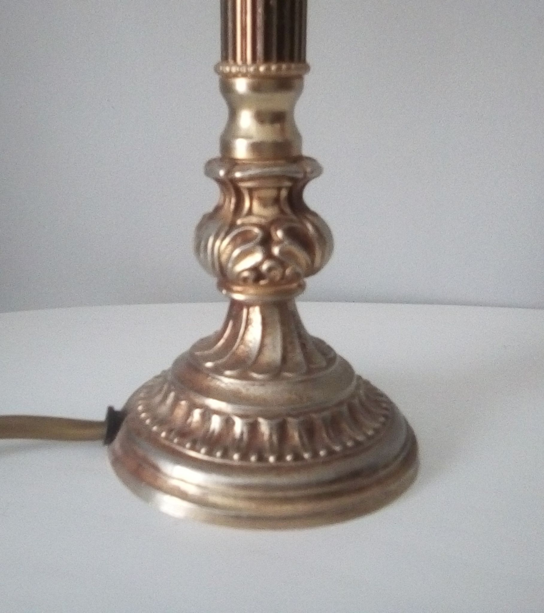 Pair of vintage brass lamps 60/70