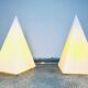 Pyramid Floor & Table Lamp By Harco Loor For Harco Loor Design, The Netherlands 1980S
