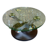 Table basse ricochet en verre Naos Italie La Casa Animata 1990