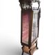 Vitrine Art Nouveau – décor végétal & papillon – bois et parois vitrées