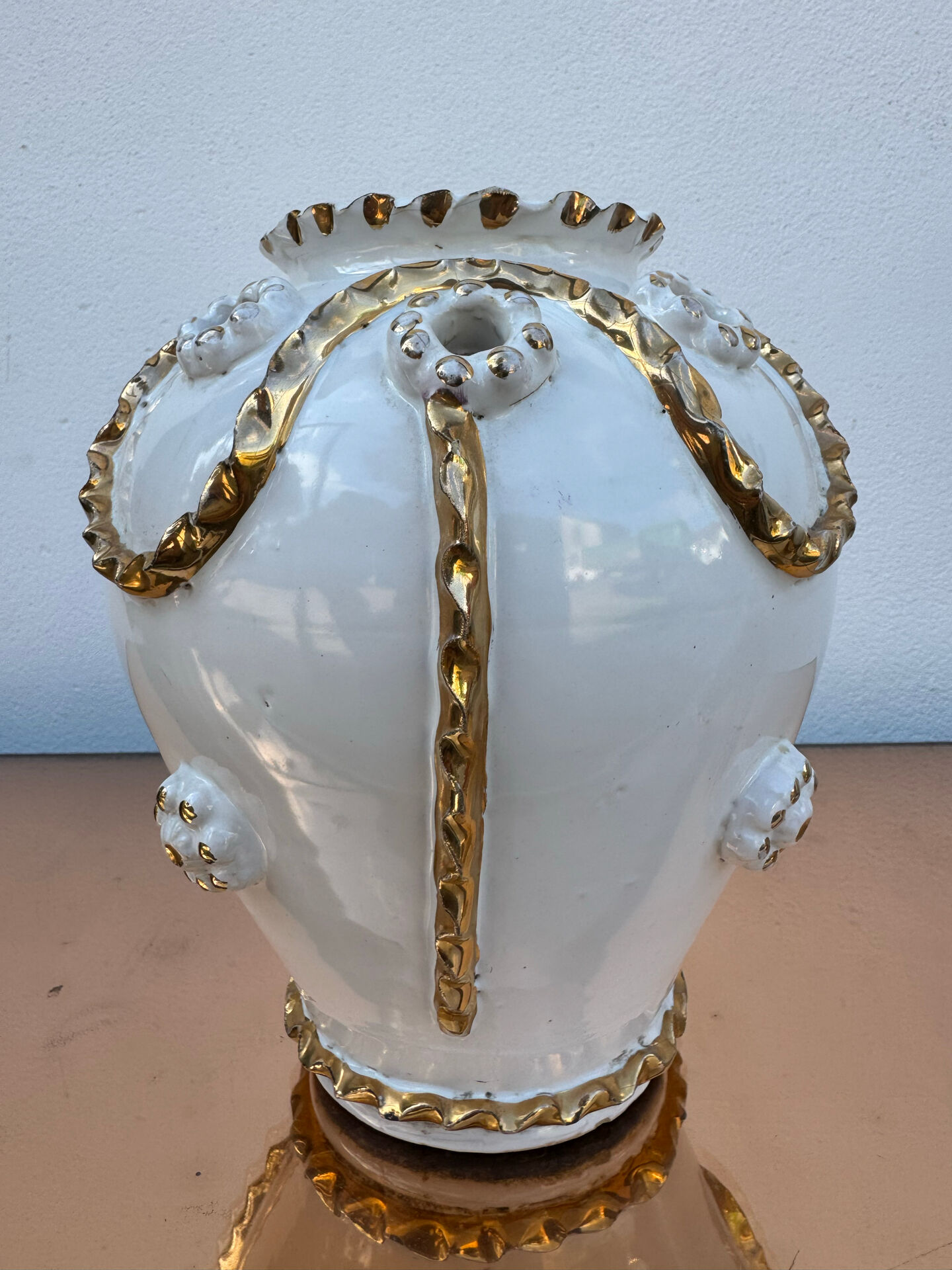 Vase pique fleurs Émile Tessier Malicorne années 50