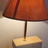 vintage reconstituted stone lamp