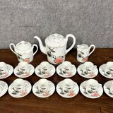 service à thé édition limitée en porcelaine de Limoges