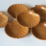 6 dishes with scallops in very good condition from Emile Henry