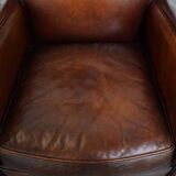 Set of 2 Sheepskin Leather Armchairs