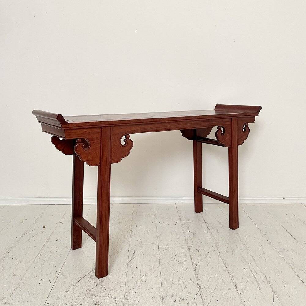 Chinese Console Table in Mahogany, 1940
