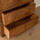 Antique secretary desk from the 1880s, walnut, restored