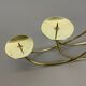 Sculptural solid brass candleholder by Harald Buchrucker Bauhaus, Germany, 1950s