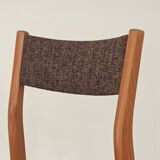 1970s Scandinavian chair in mottled Froca fabric