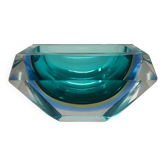 1960s Mid-century modern Flavio Poli for Seguso Sommerso Murano glass bowl / catch-all