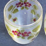 Non-selfish night service - art nouveau - hand-decorated satin blown crystal