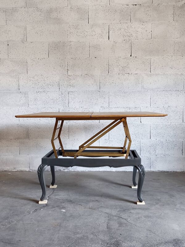 Table basse relevable extensible