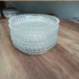 Set of six vontahe glass bottle rest