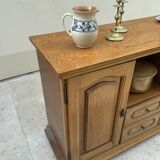 Low wooden storage unit L125