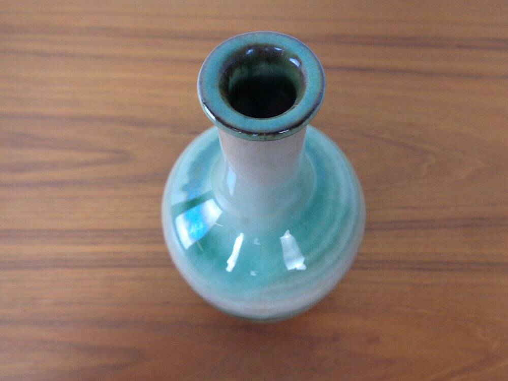 Small Danish ceramic vase from Hyllested, 1960s