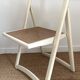 Vintage caned folding chair