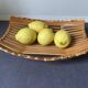 70s bamboo fruit basket