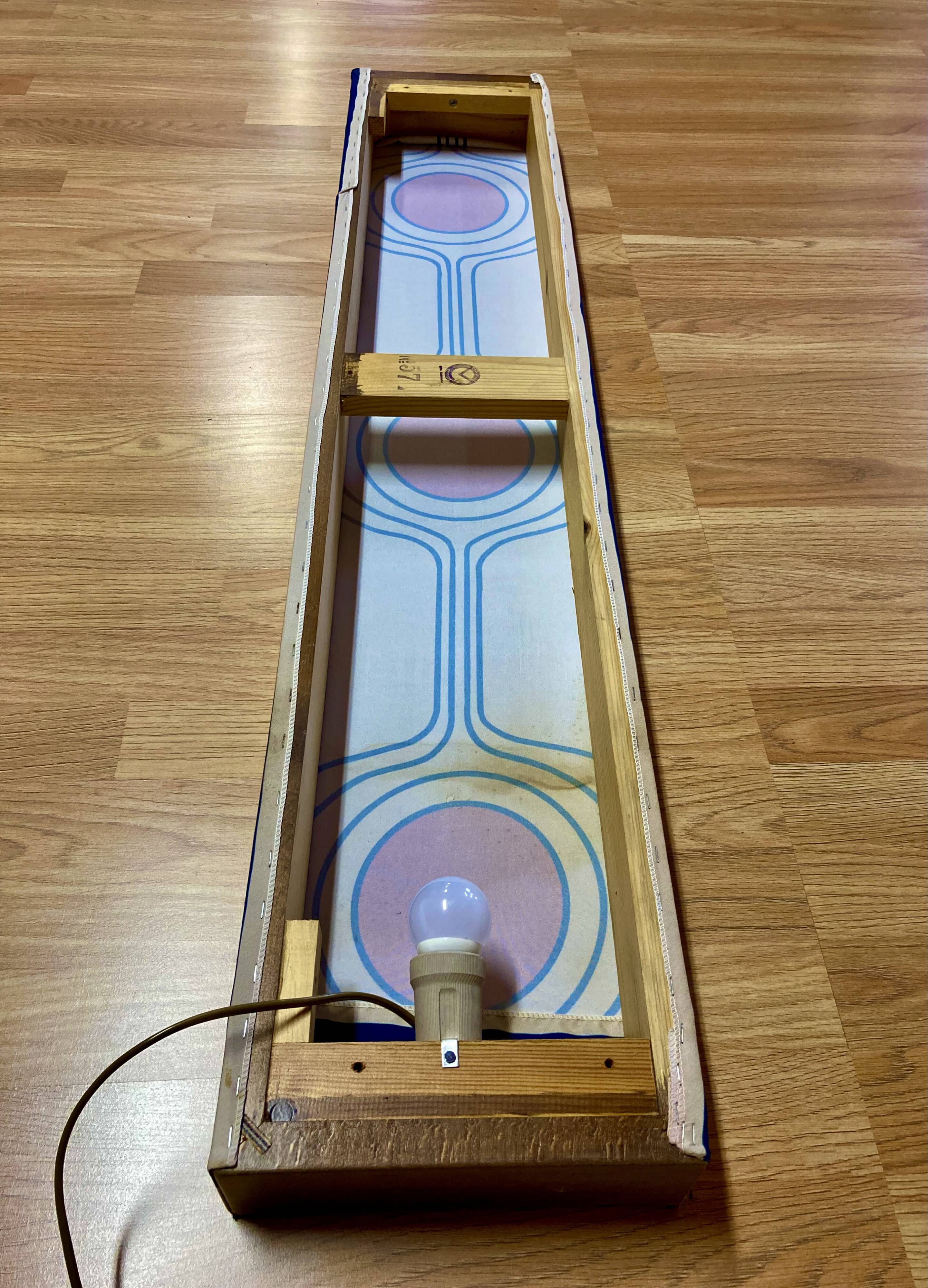 Scandinavian design wall lamp.