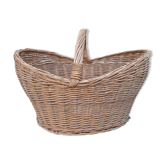 Old giant wicker basket