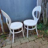 Pair of Baumann chairs, "seagull" model