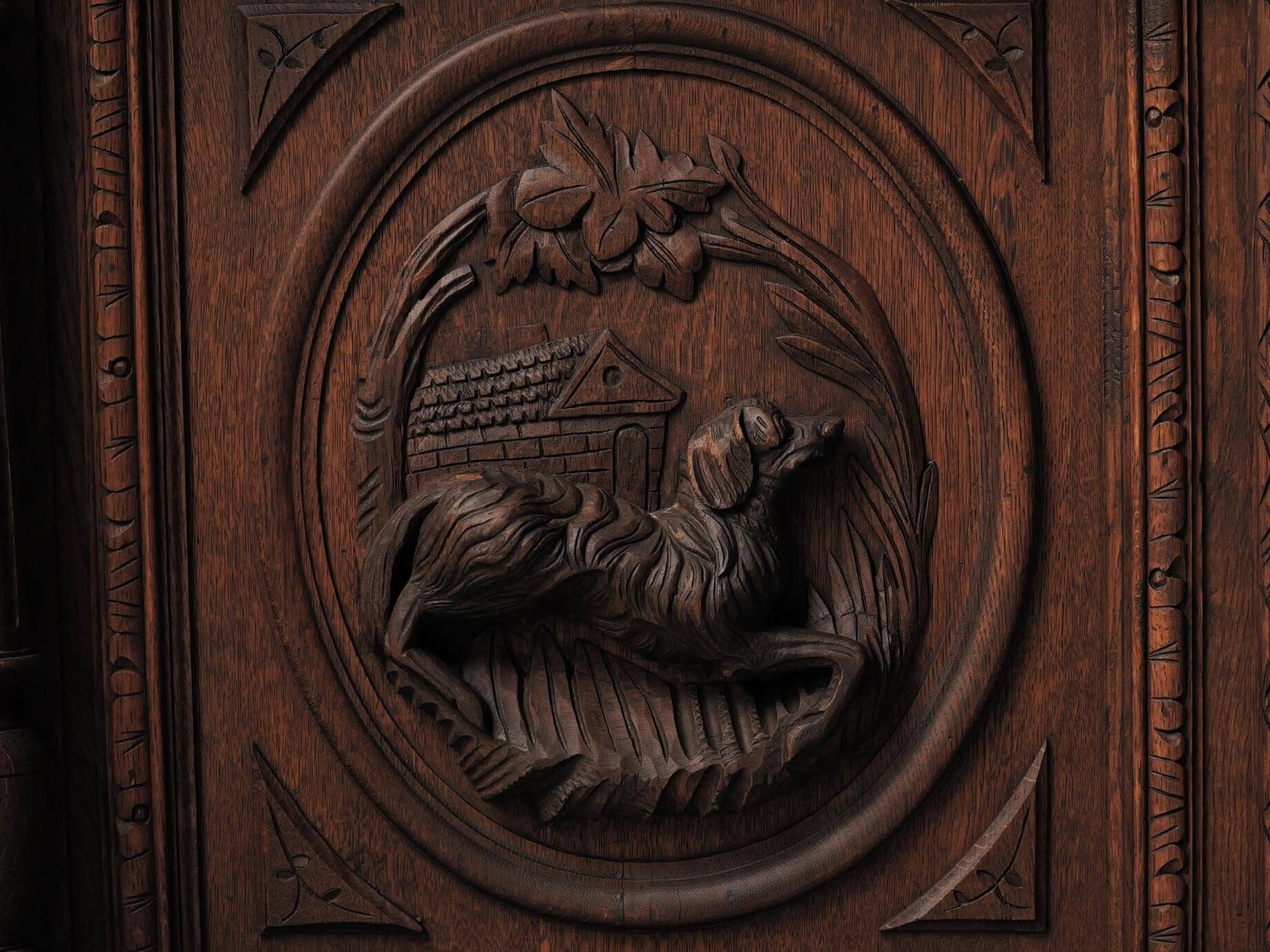 Buffet sculpté de style néo-Renaissance, XIXᵉ siècle