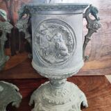 Decorative metal vase