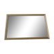 Rectangular golden mirror
