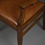 Art Deco Oak Armchair, 1920s–30s