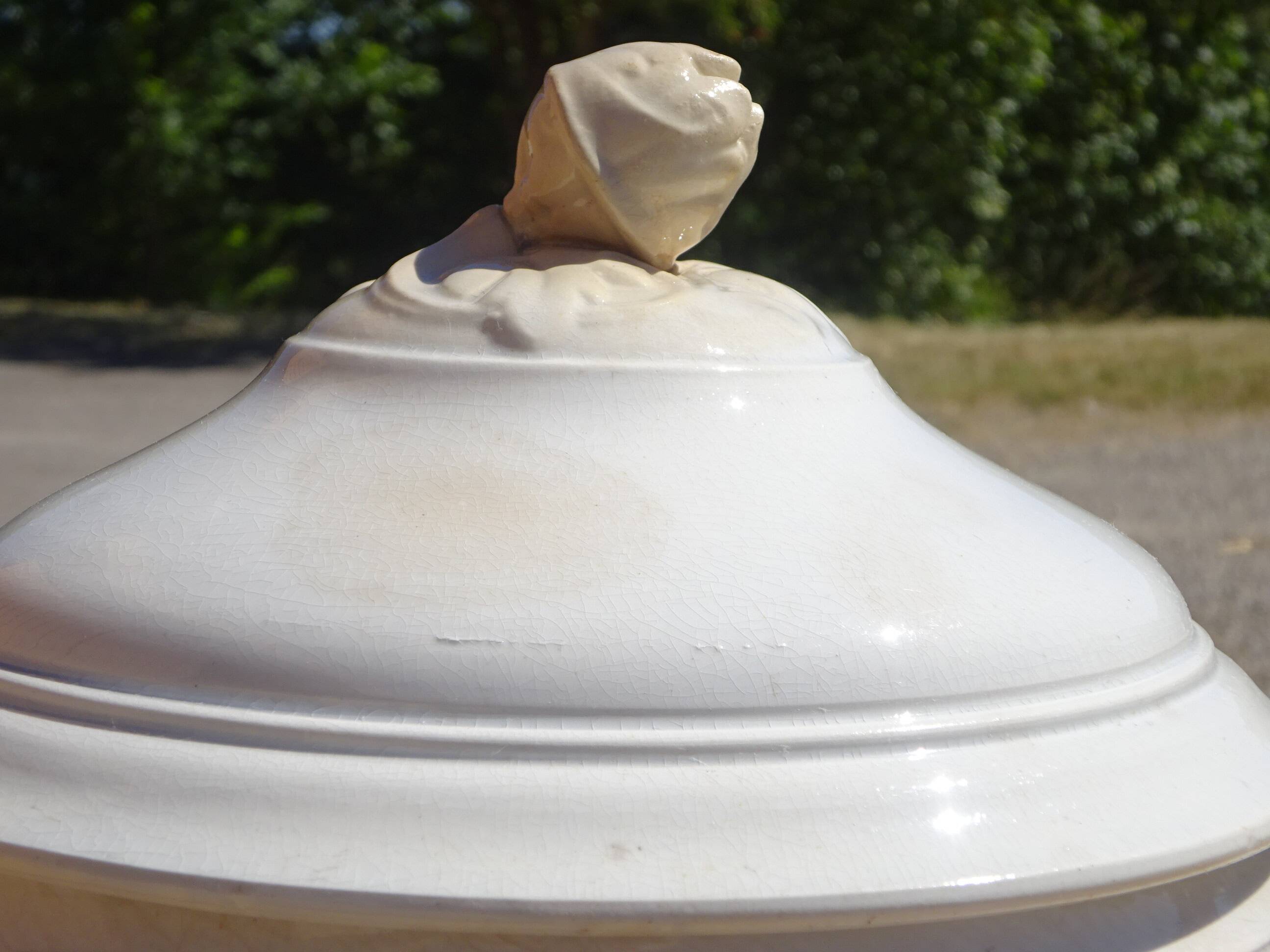 Old soup tureen, Digoin/Sarreguemines