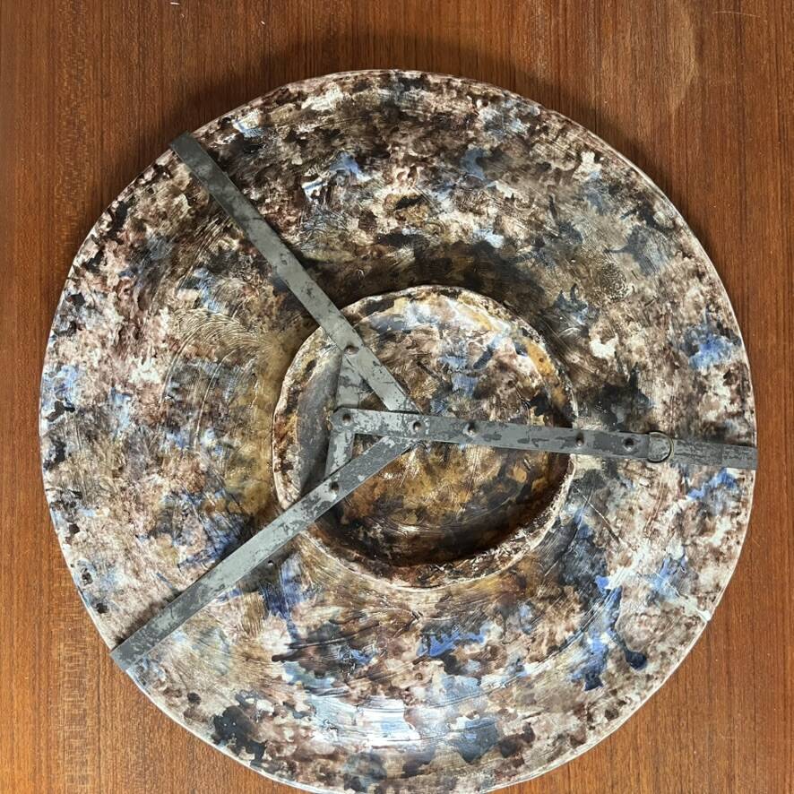 Assiette murale Bacchanale