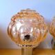 Pair of Helena Tynell bubble wall lights from the 70s