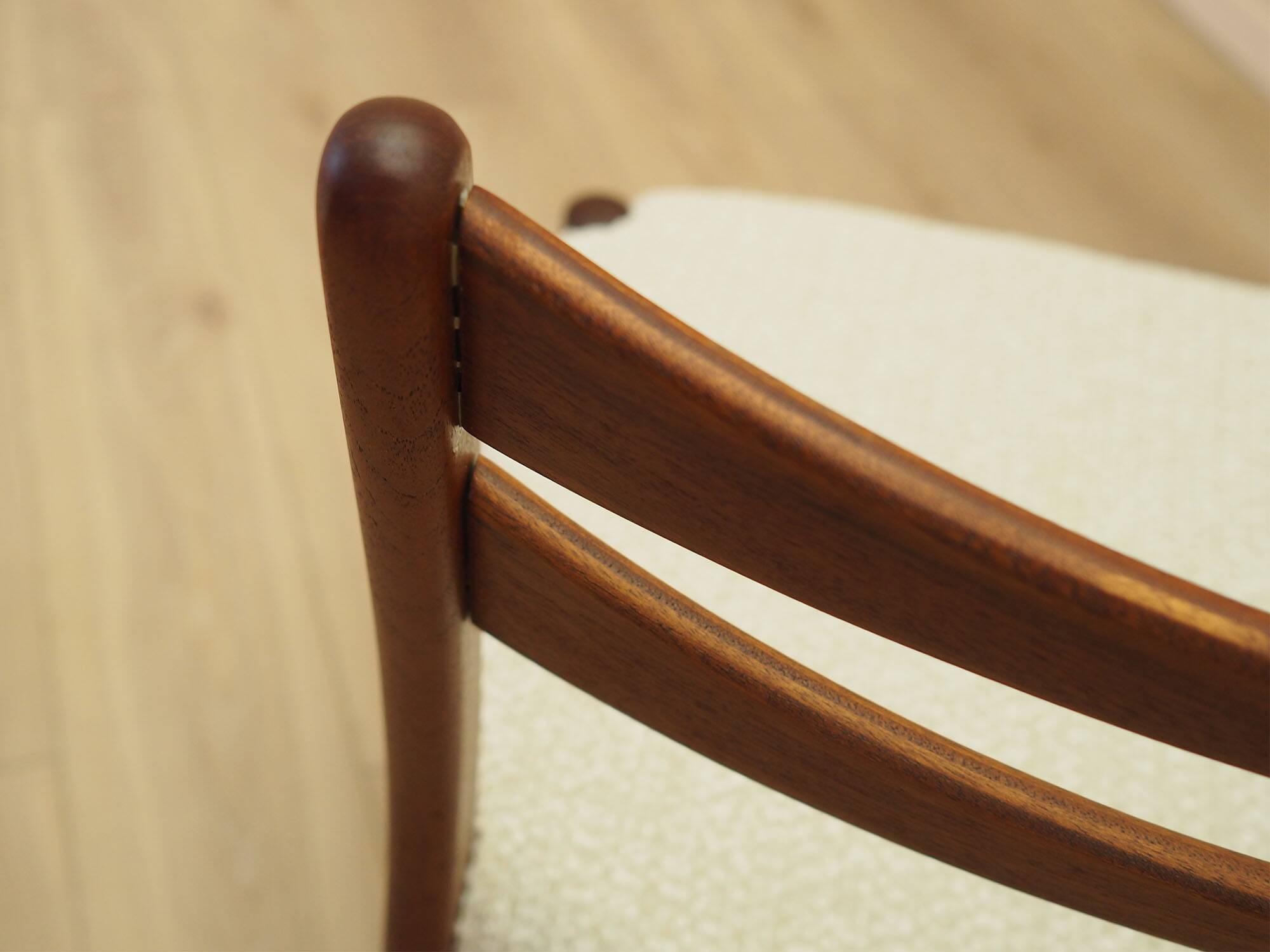 Set of six teak chairs, Danish design, 1960s, made in Denmark