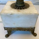 Lampe de table vintage avec base en marbre