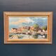 Original Swedish Oil On Canvas – “Helsingborg” By Arvid Karlsson – Dated 1975 – Vintage & Framed – 75 × 49 Cm (29.5" × 19.3")