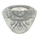 Vintage crystal candle holder fontenay model from maison cristal d'arque