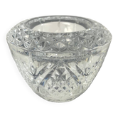Bougeoir en cristal vintage modèle fontenay de la maison cristal d’arque