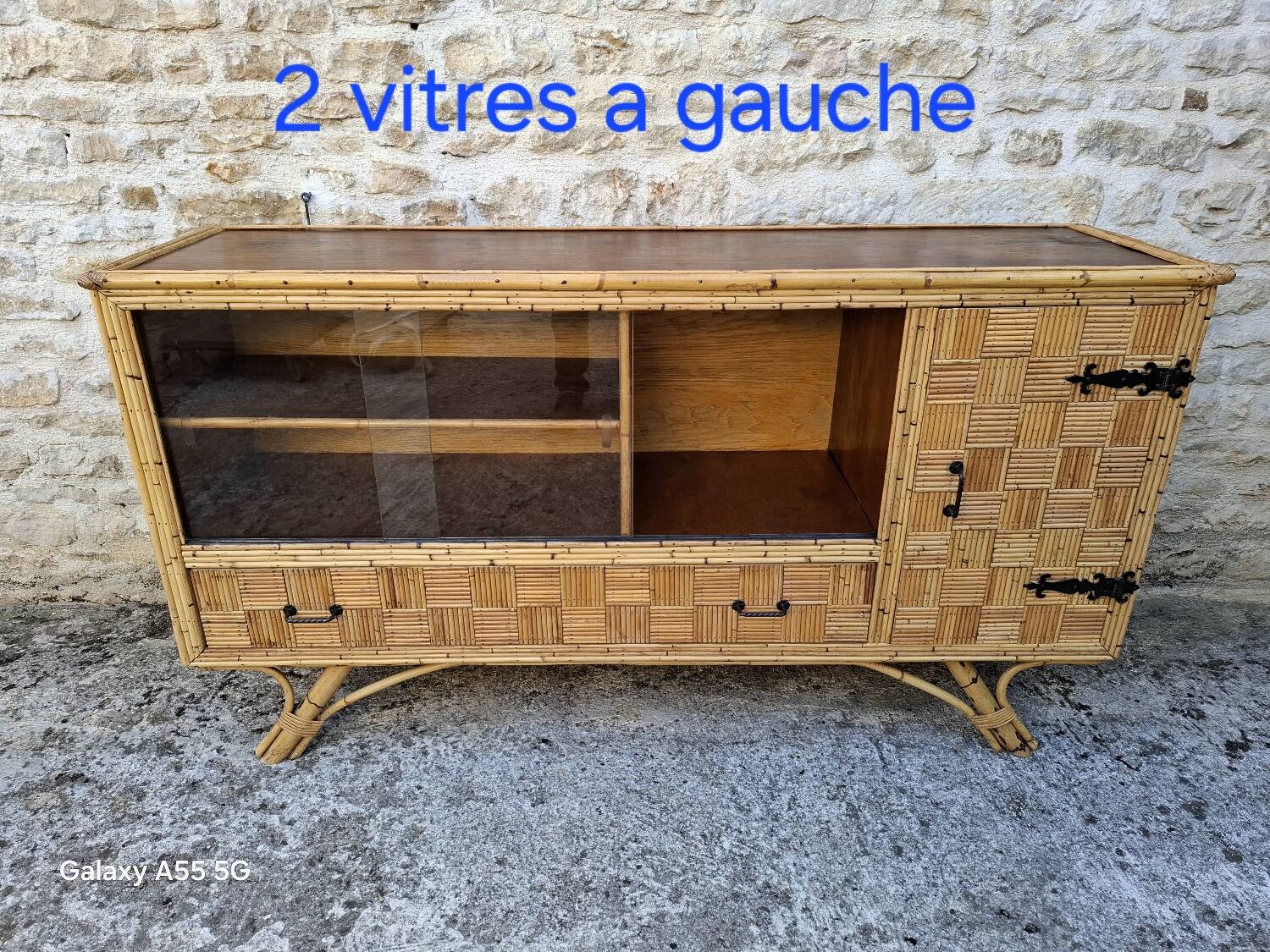 Bamboo sideboard