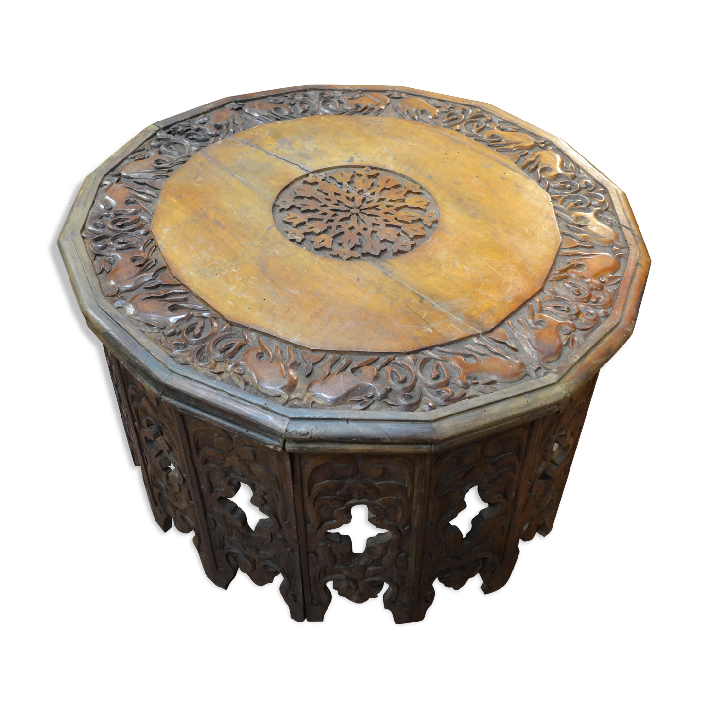 Table basse coloniale