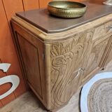 Renovated art deco oak sideboard