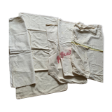 Set of 5 bags of old flour