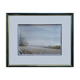 Tableau Aquarelle "Paysage icaunais" par Roger Hirsch - Bourgogne + cadre