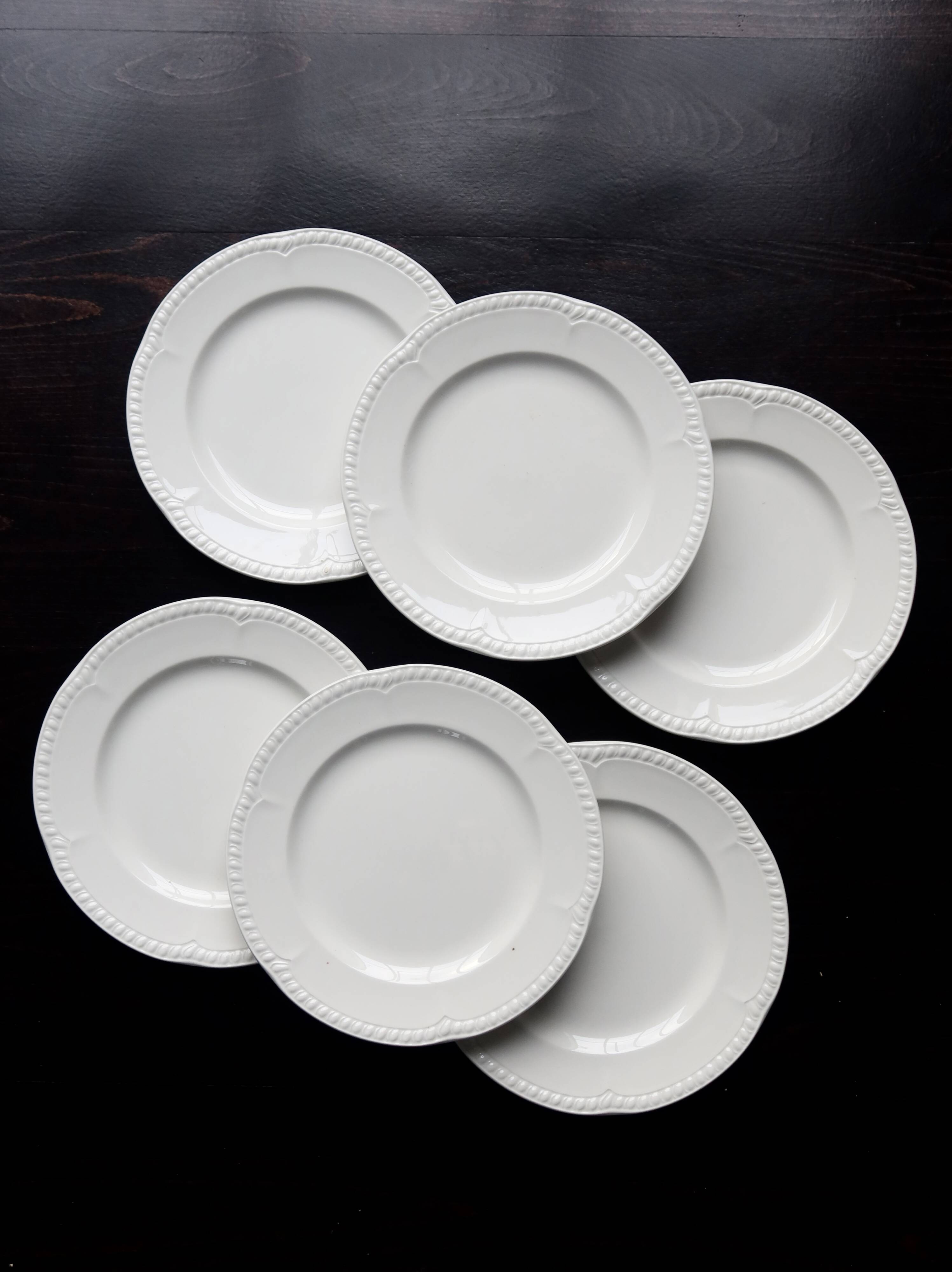 6 assiettes plates vintage porcelaine anglaise Churchill