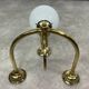 Large Art Deco wall lamp in brass