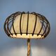 Louis Sognot vintage rattan floor lamp